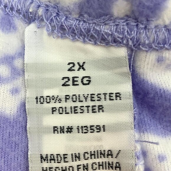 Hotel Spa Collection Fleece 2-Piece Pajama/Lounge Comfy Soft Set Women's Size 2X - Picture 8 of 9